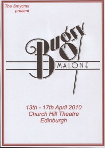 Bugsy Malone Flyer