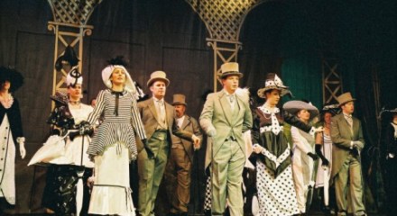 There's Alan dancing at the back, in the middle.