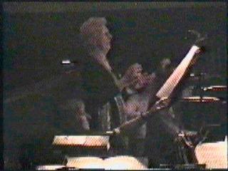 Betty in the Orchestra Pit doing what she loved, conducting.