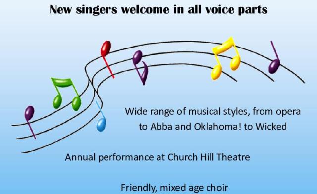 Recruitment to The Edinburgh Telephone Choir.